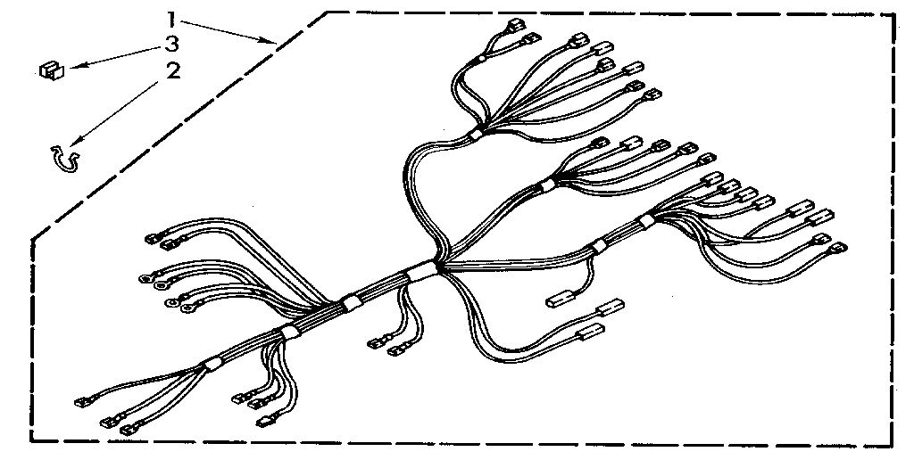 Kenmore 6654098993 wiring harness diagram