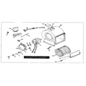 Kenmore 867761811 h-q blower assembly diagram