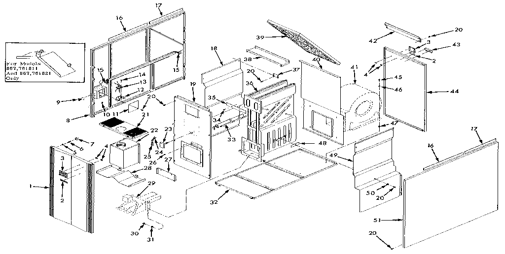 Kenmore 867761811 867.761811 diagram