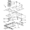 Kenmore 6654558993 cooktop diagram