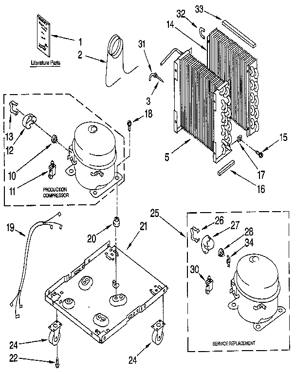 Kenmore 106859252 unit diagram