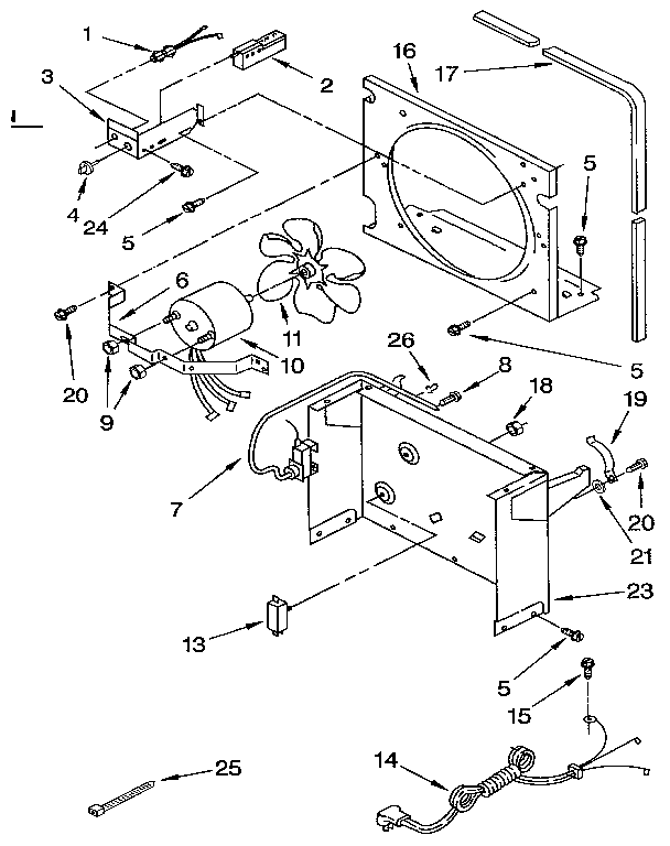 Kenmore 106859252 air flow and control diagram