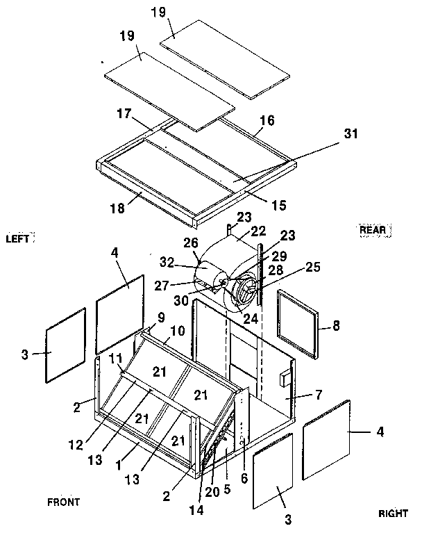 Weatherking WHGME-075YM functional replacement parts diagram