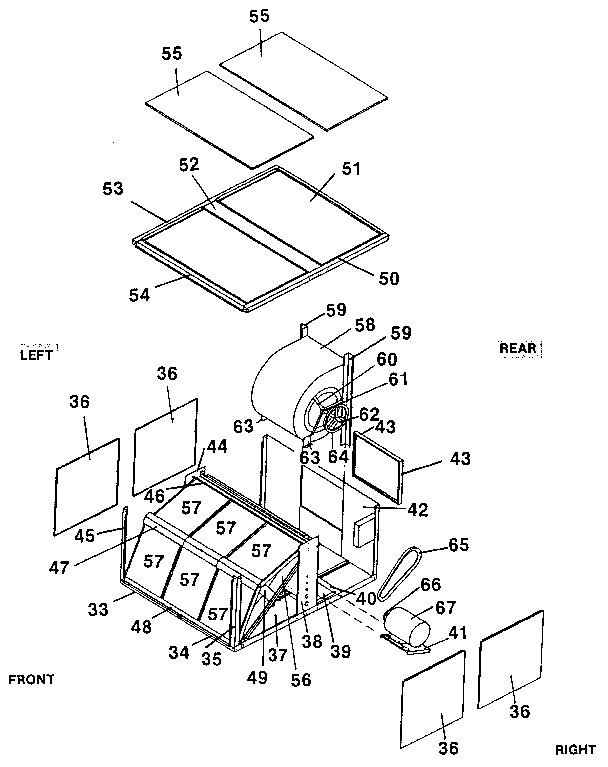 Weatherking WHGME-150YL functional replacement parts diagram