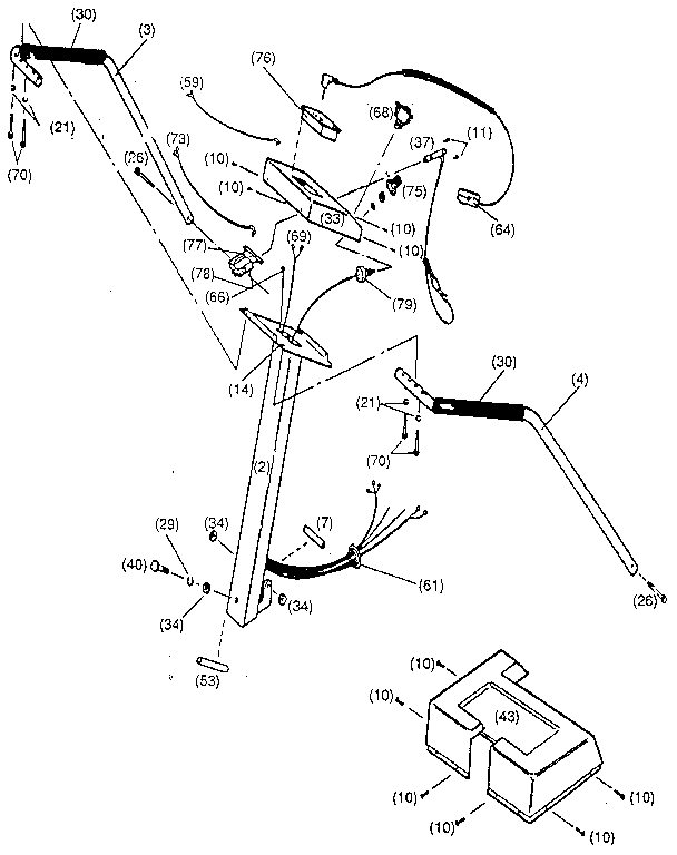 Roadmaster R9582SR console assembly diagram
