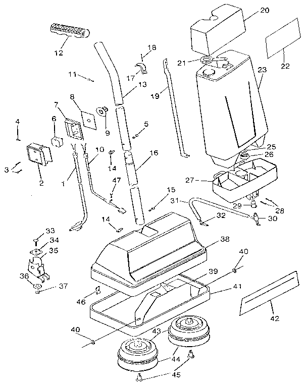 Kenmore 68088771 external machine diagram
