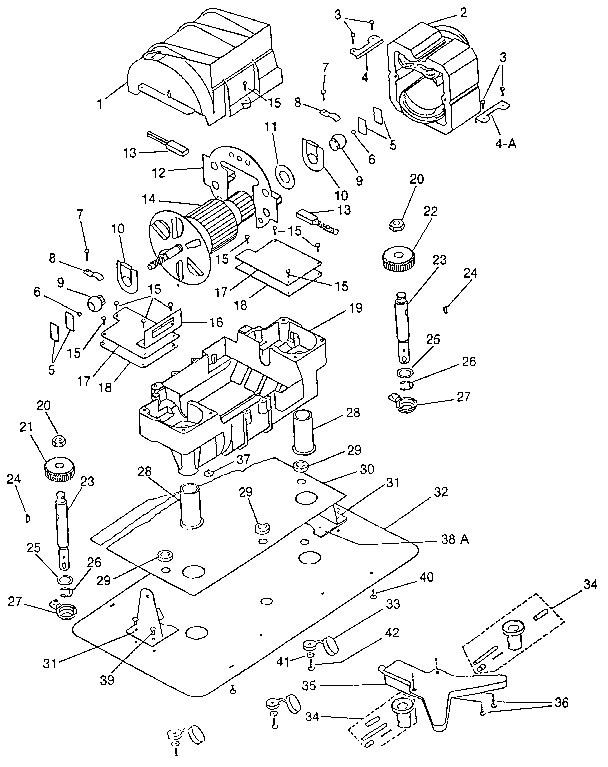 Kenmore 68088771 internal machine diagram