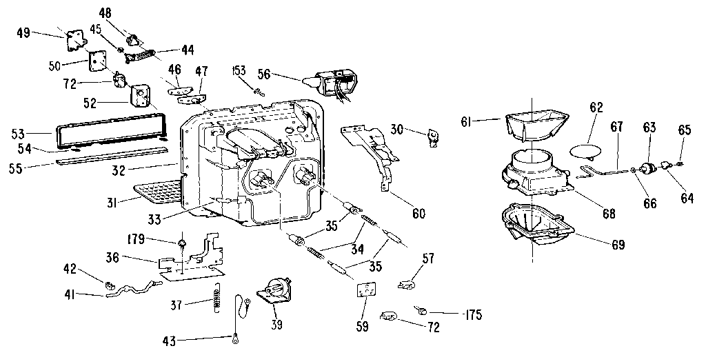 Kenmore 3639527751 dispenser diagram