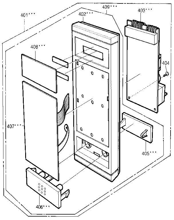 Kenmore 7218902190 control panel diagram