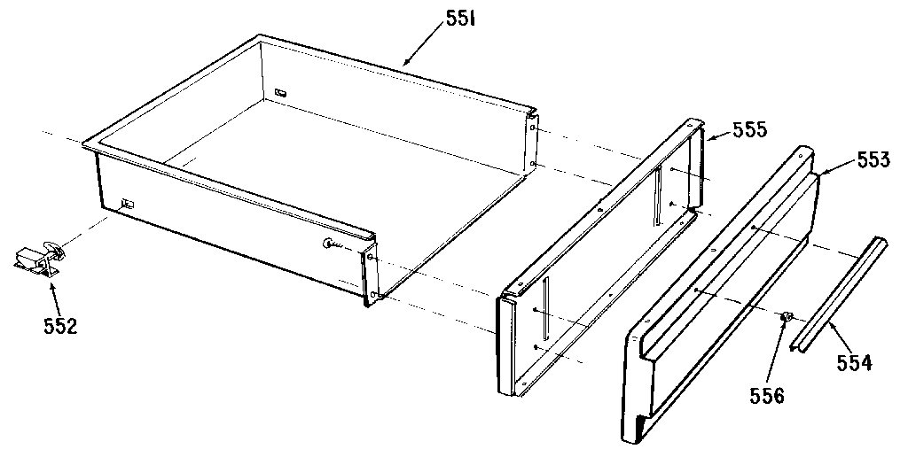 GE JGBP28GEL2 utility drawer diagram