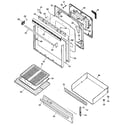 GE JGBP26GEN2 door and drawer diagram