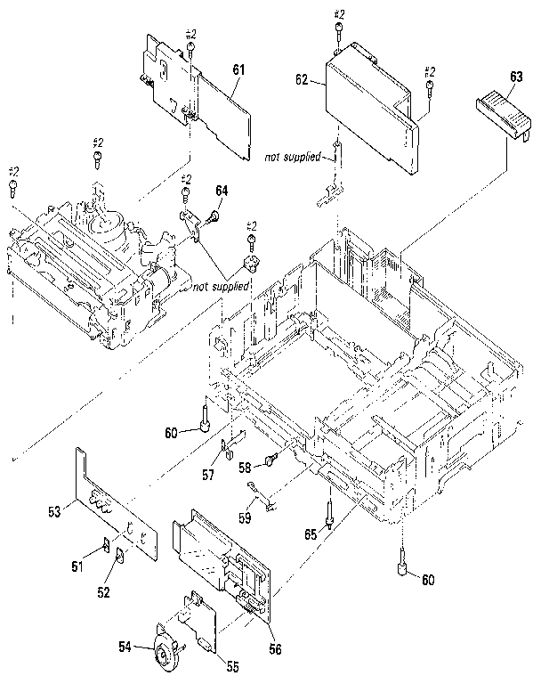 LXI 53587 mode control and power block assemblies diagram