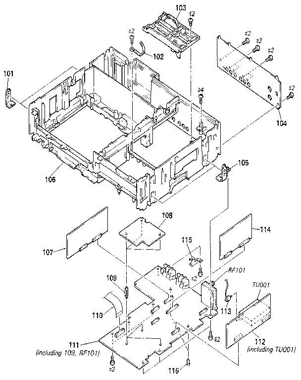 LXI 53587 chassis assembly diagram