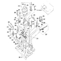 Sony SLV-595HF mechanism chassis assembly (2) diagram