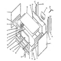 Kenmore 9607412190 36" cabinet assembly diagram