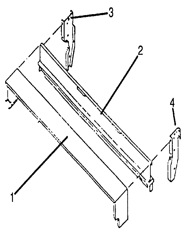 Kenmore 9607052890 backguard assembly diagram