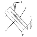 Kenmore 9607412190 backguard assembly diagram