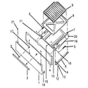 Kenmore 9607412190 lower broiler assembly diagram