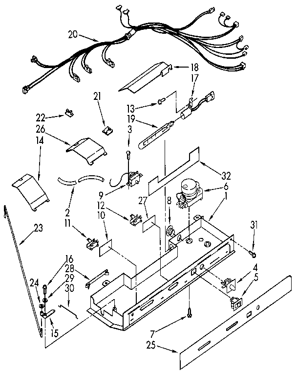 KitchenAid KSRS27QXAL01 control diagram