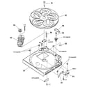 Sony CDP-C221 disc tray assembly diagram