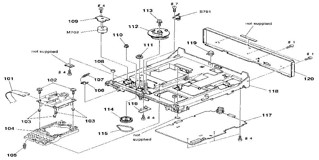 LXI 95532 chassis assembly diagram