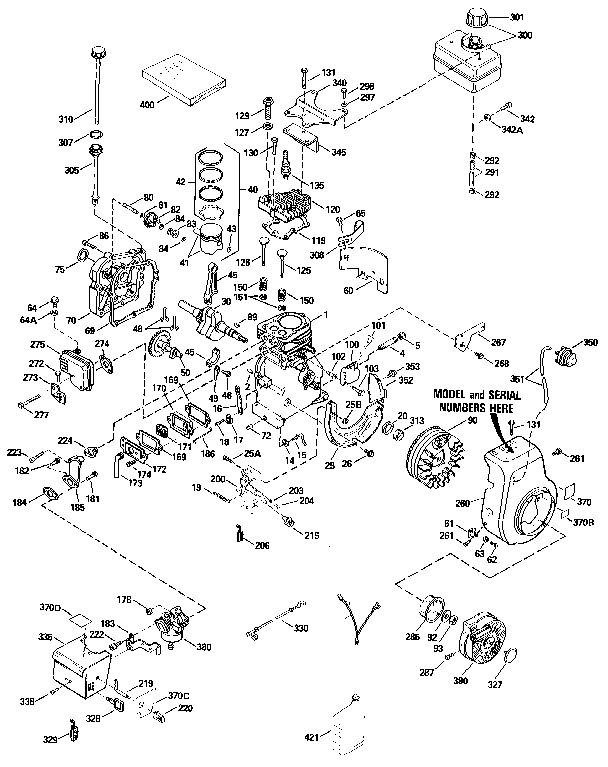 Craftsman 536886531 replacement parts diagram