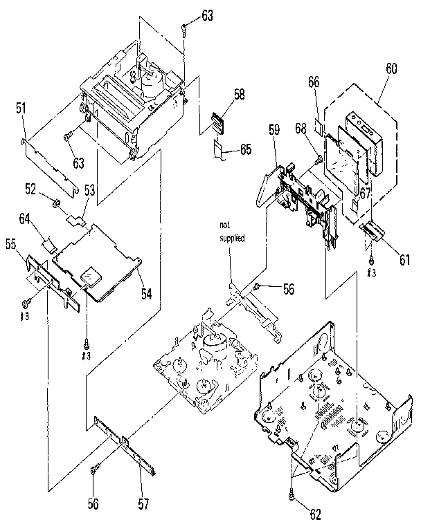 LXI 53578 6-2. chassis frame assembly diagram