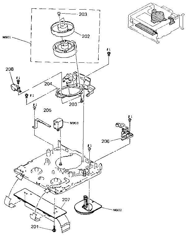 LXI 53578 6-5. mechanical assembly (1) diagram