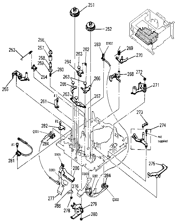 LXI 53578 6-6. mechanical assembly (2) diagram