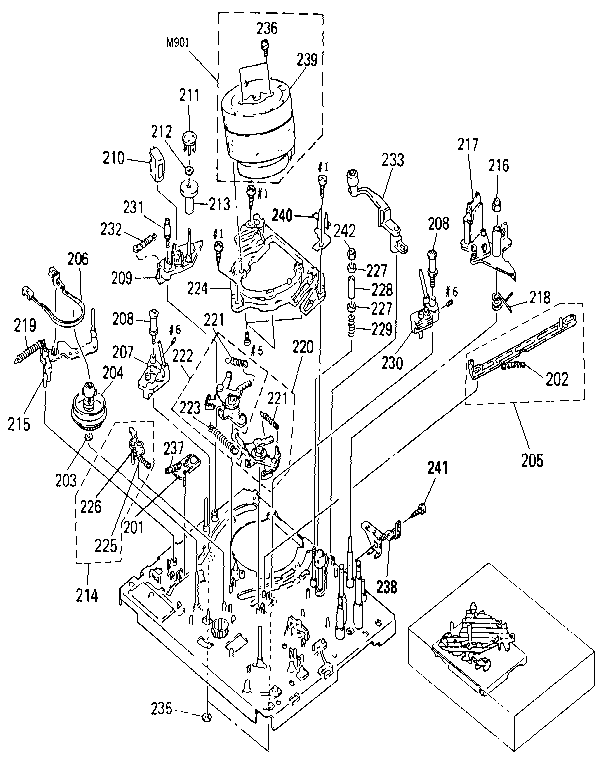 Sony SLV-393 5-5. mechanism deck 2 diagram