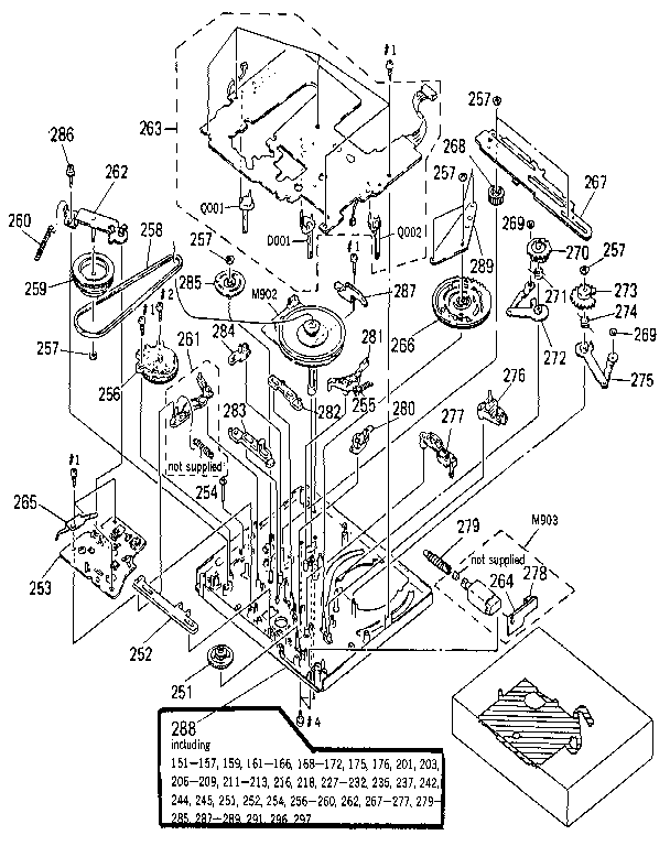 Sony SLV-393 5-6. mechanism deck 3 diagram
