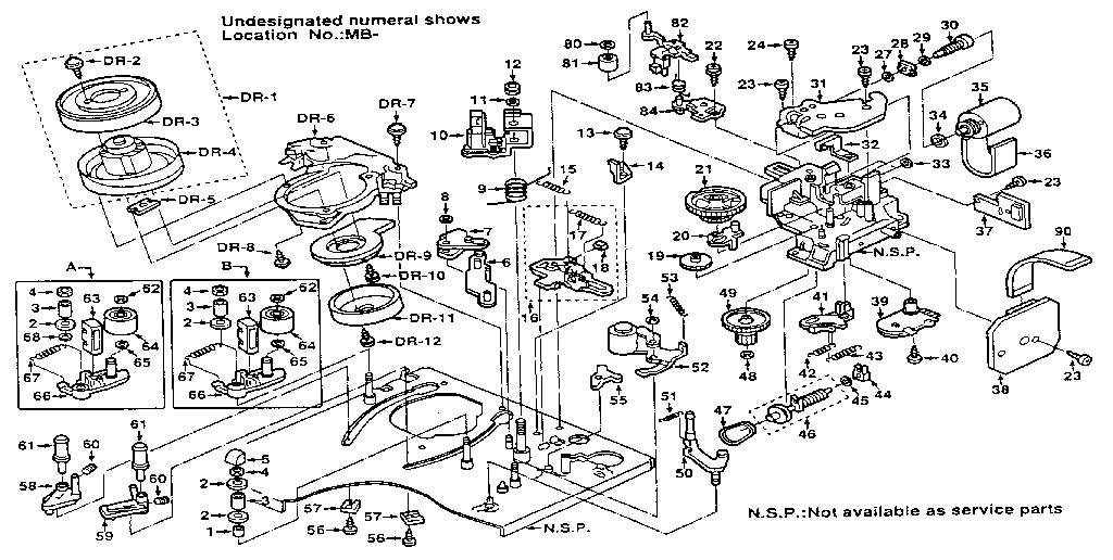 Fisher FVH4504 cylinder complete diagram