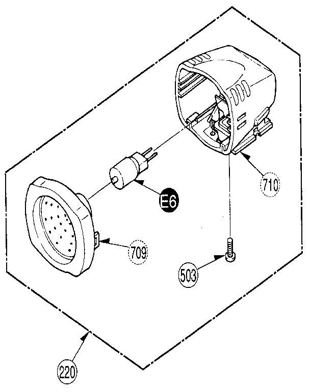 Panasonic PVS62 movie light section diagram