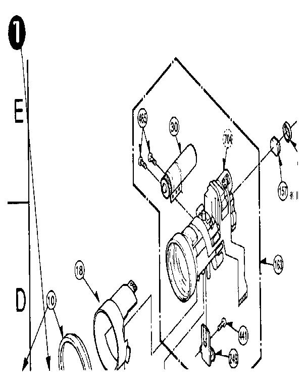 Panasonic PVS62 camera lens section diagram
