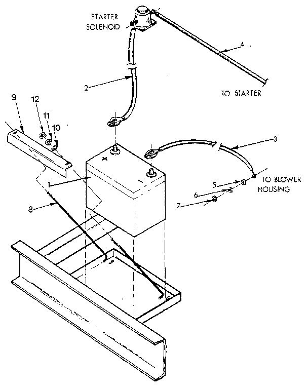 Generac 9350-2 battery diagram