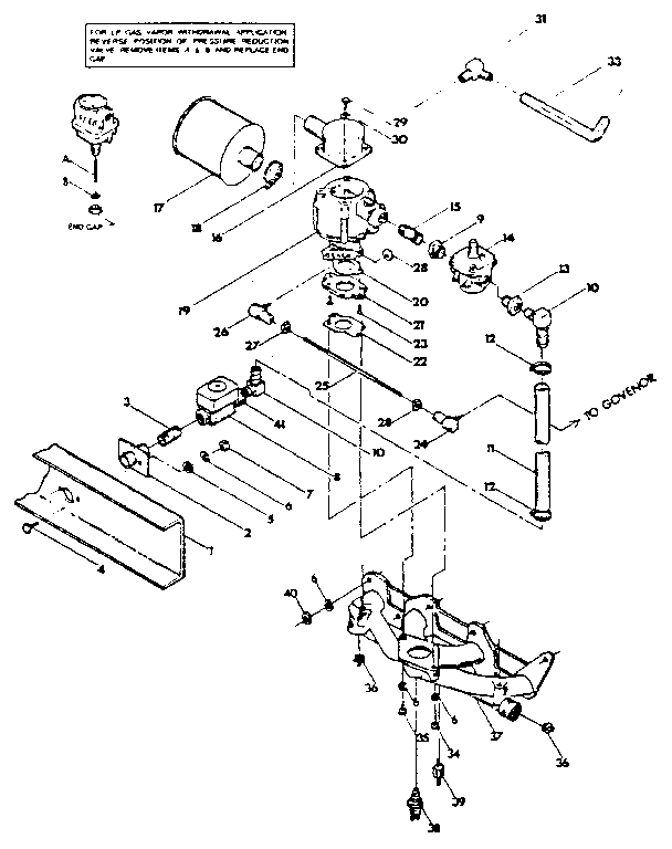 Generac 9350-3 natural gas fuel system diagram