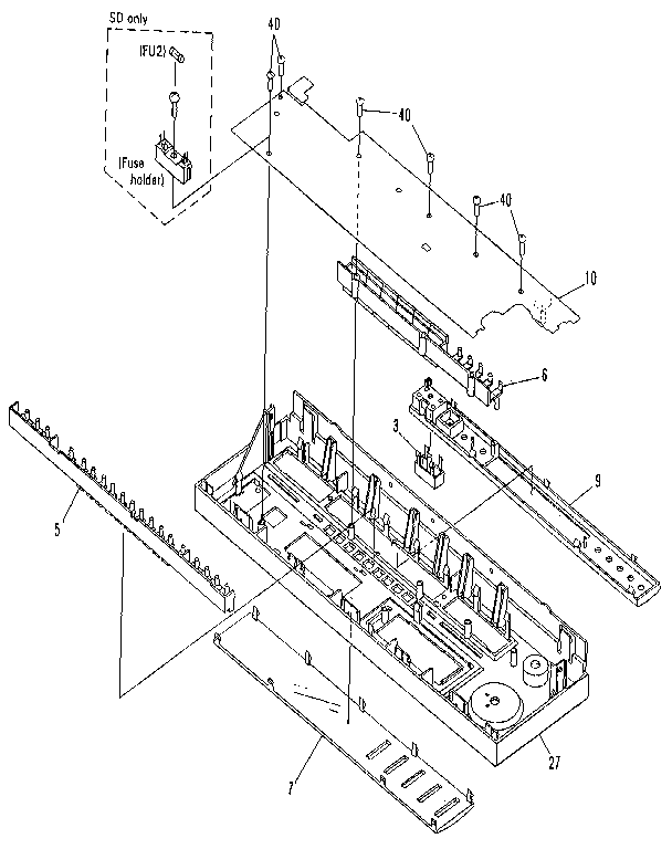LXI 98783 front panel diagram