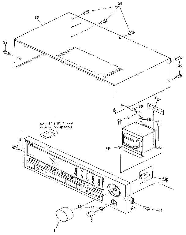 LXI 98783 cover and face diagram
