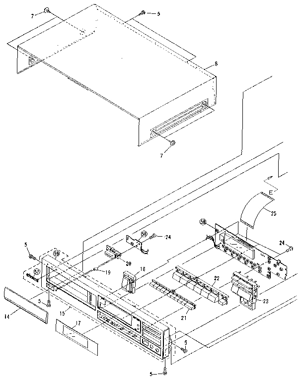 Pioneer PD-101 cabinet diagram