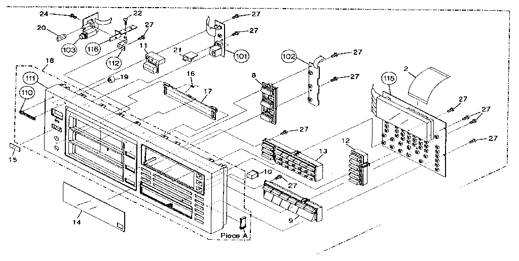 LXI 97832 front panel diagram