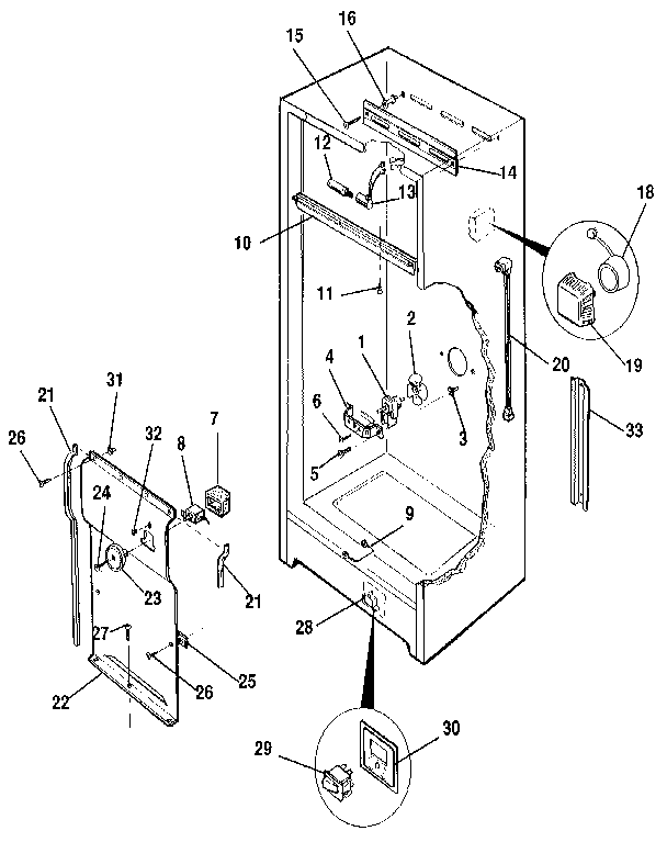 Kenmore 2539218783 liner diagram