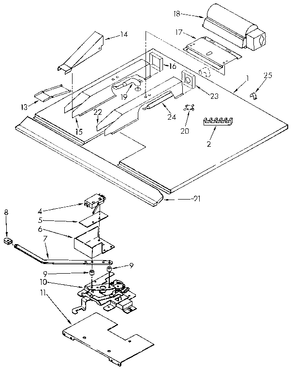 KitchenAid KEBS277YBL0 latch and vent diagram