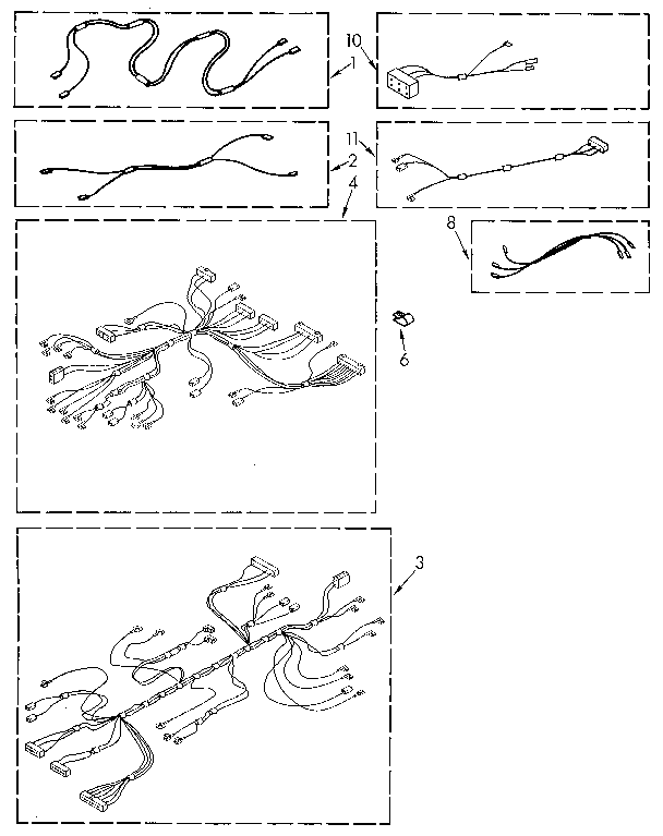 KitchenAid KEBS277YBL0 wiring harness diagram