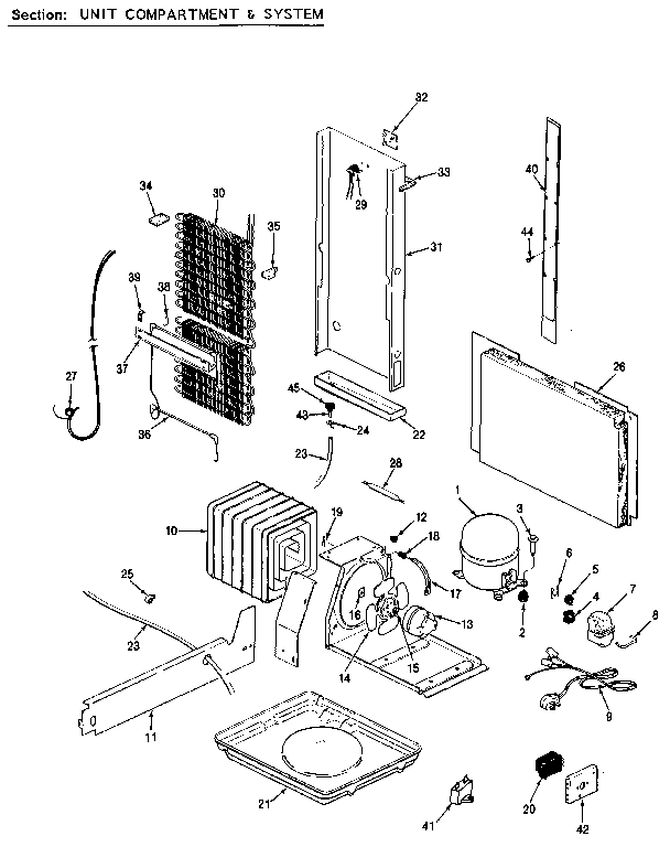 Jenn-Air JRSD246B/MCQ82A unit parts diagram