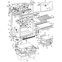 GE TBX24TPKRAD cabinet diagram