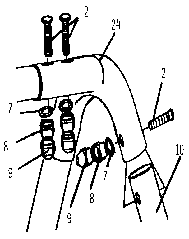 Sears 512720922 corner fitting diagram