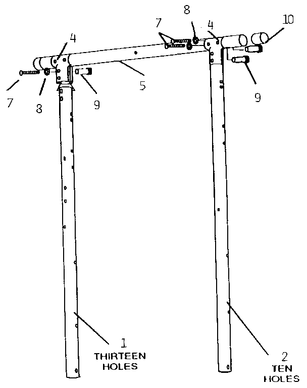 Sears 51272709 bar assembly b diagram
