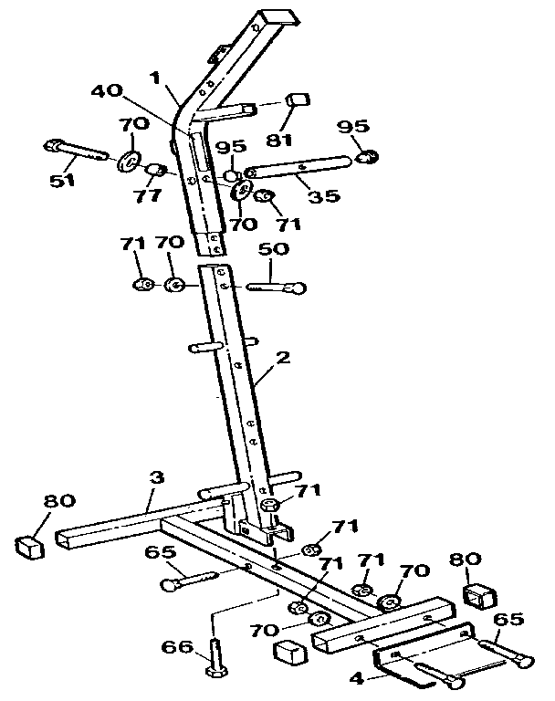 Lifestyler 35415666 frame assembly diagram