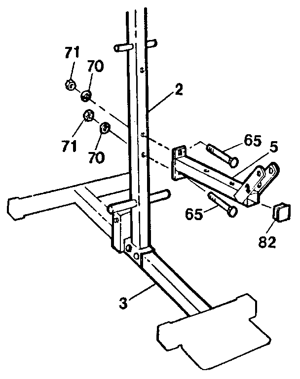 Lifestyler 35415666 seat frame diagram