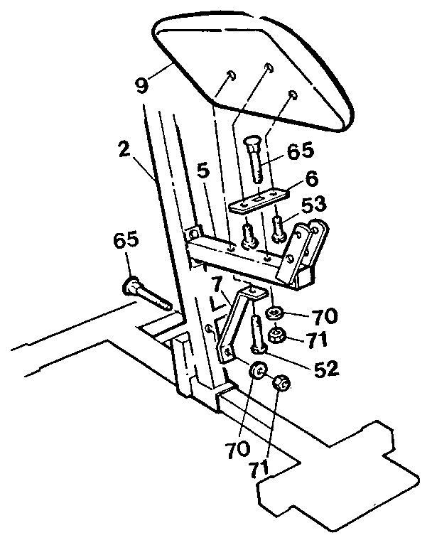 Lifestyler 35415666 seat assembly diagram
